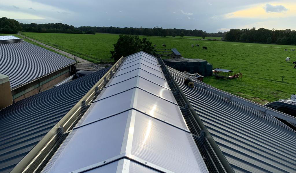 Lichtstraat met ventilatie